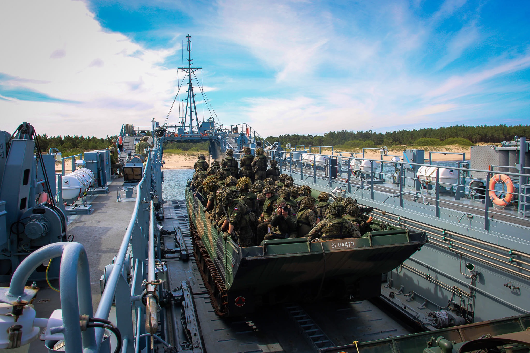 Desant z ORP Poznań - BALTOPS 24