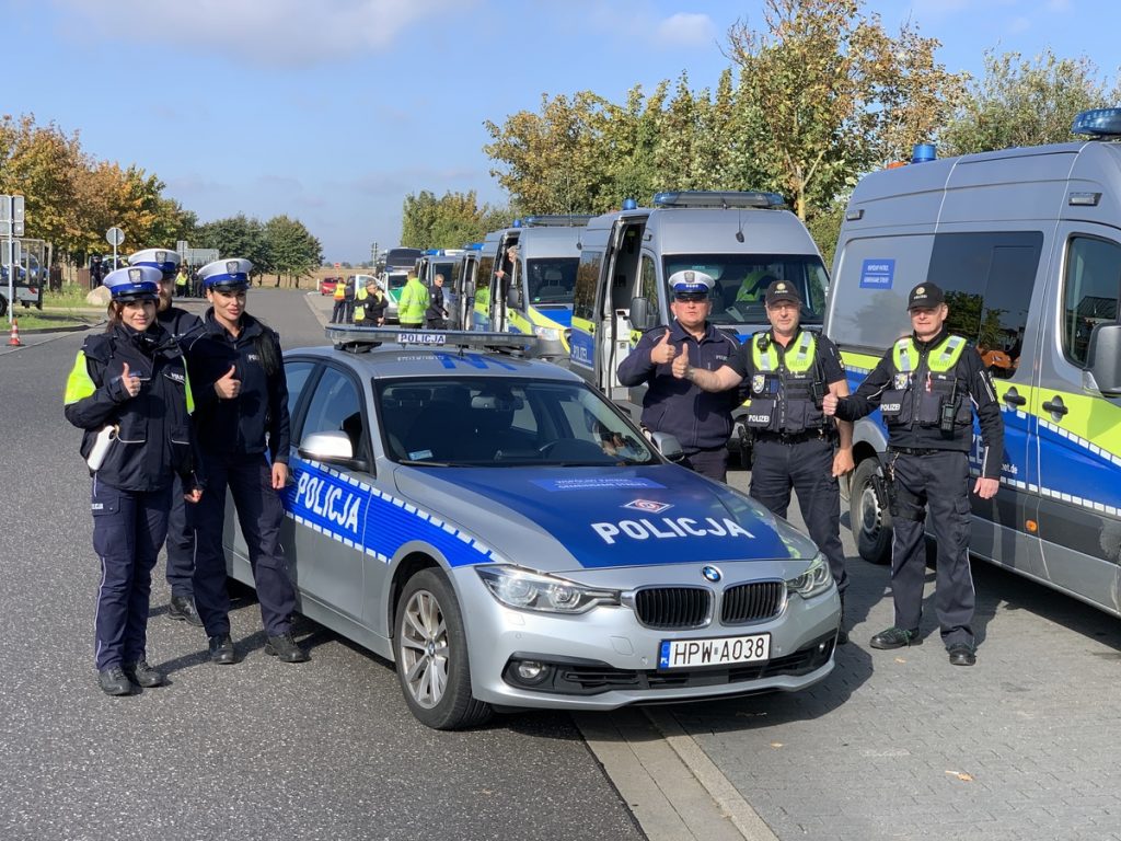 Polska i niemiecka policja na ulicach Świnoujścia