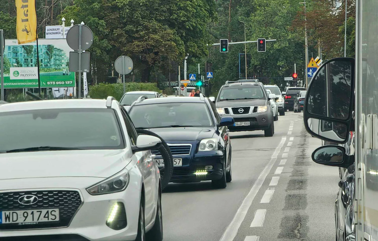 Świnoujście Dziś czeka nas  komunikacyjny armagedon - Turyści zablokują ulice miasta