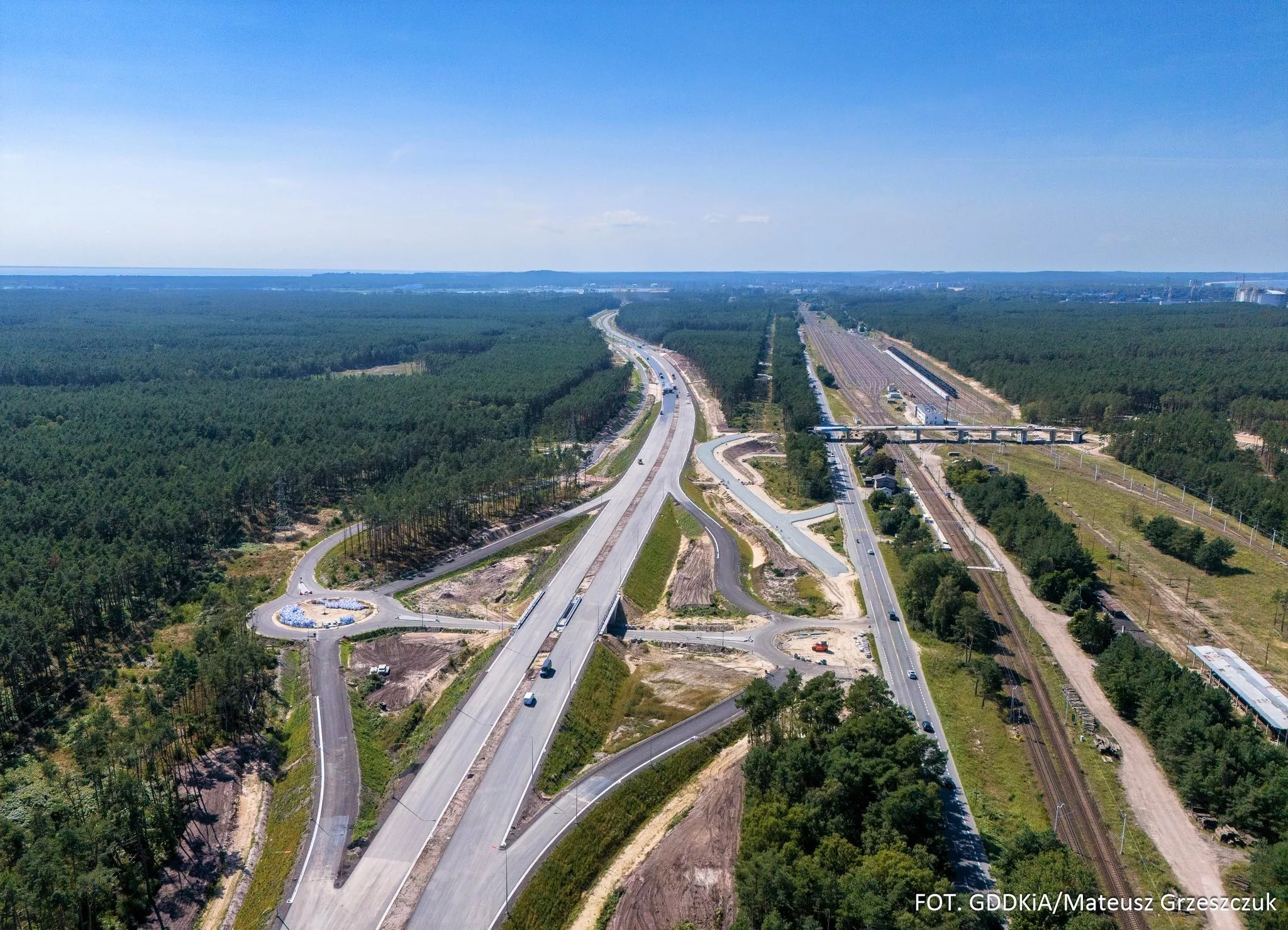 Świnoujście. Węzeł Łunowo i estakada nad tortami do Terminala Kontenerowego - Pięknie to zaplanowali