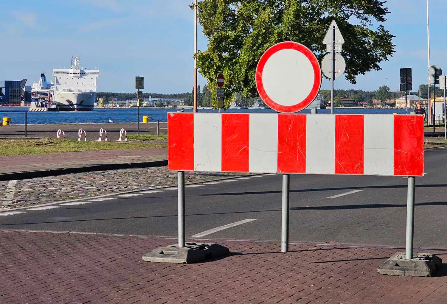 Świnoujście. Wybrzeże Władysława IV zamknięta