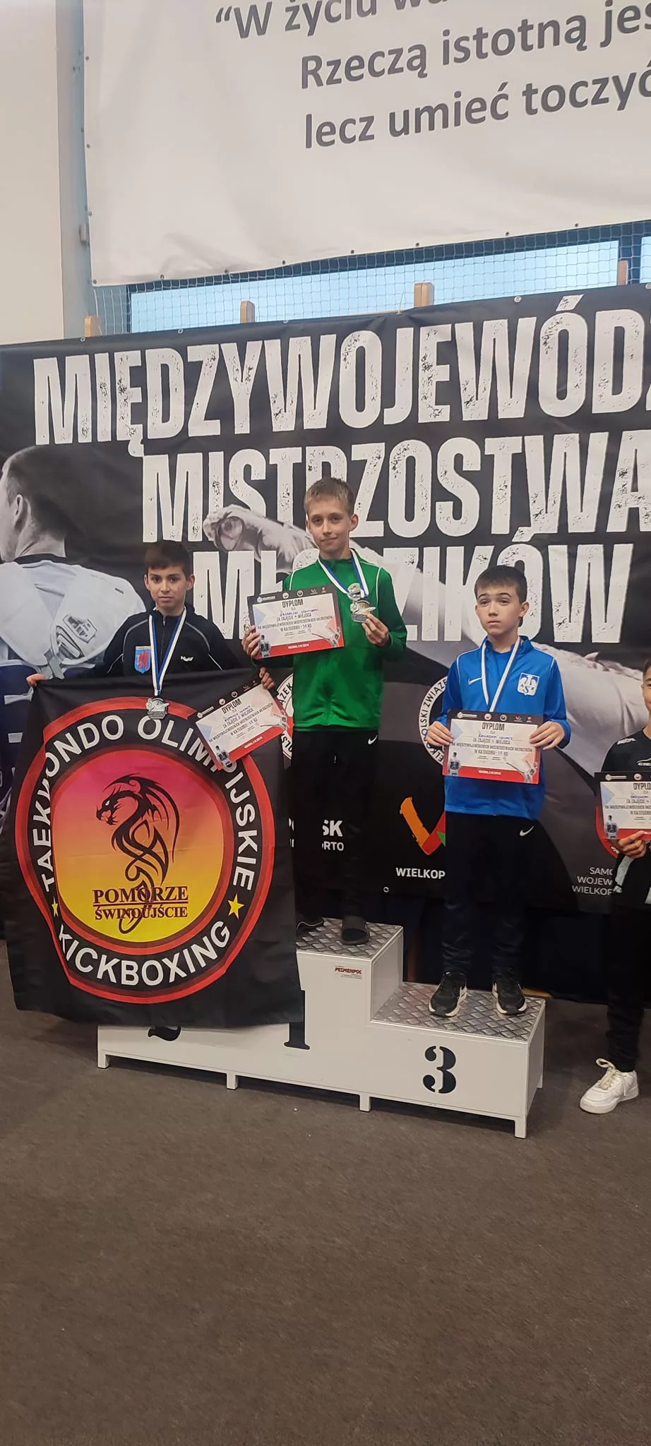 Międzywojewódzkie Mistrzostwa Młodzików w Taekwondo Olimpijskim we Wrześni – sukces zawodników ULKSW Pomorze