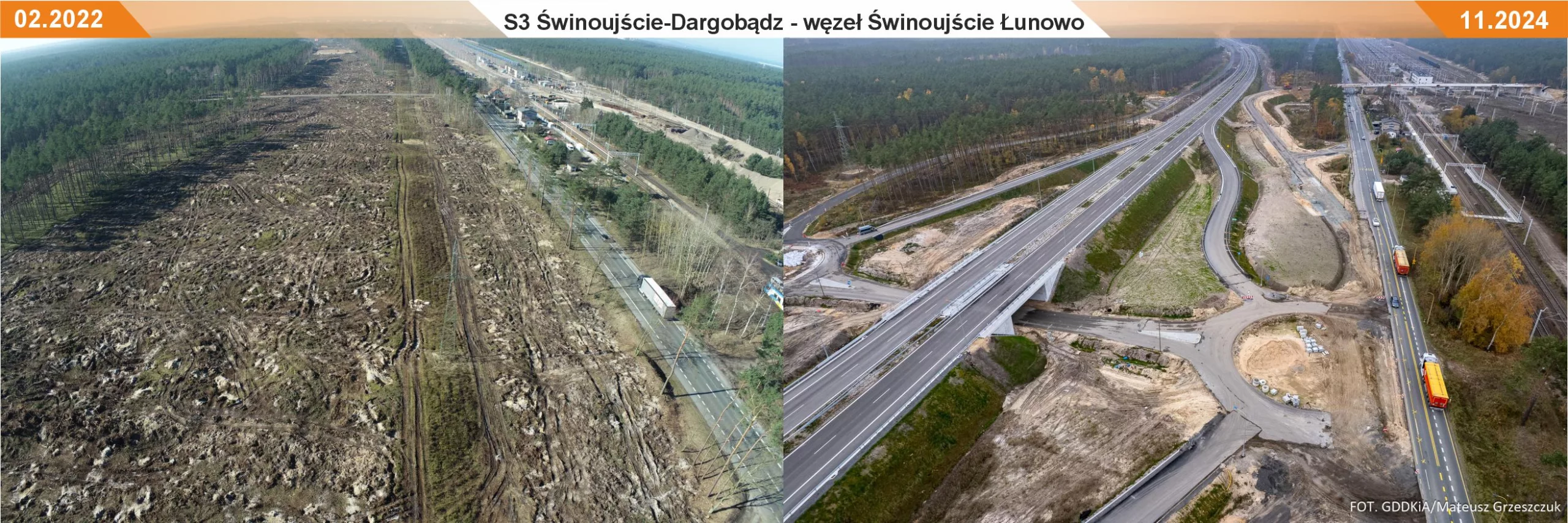 Świnoujście. Szybciej i bezpieczniej nad morze - Zobacz jak wygląda budowa po dwóch latach