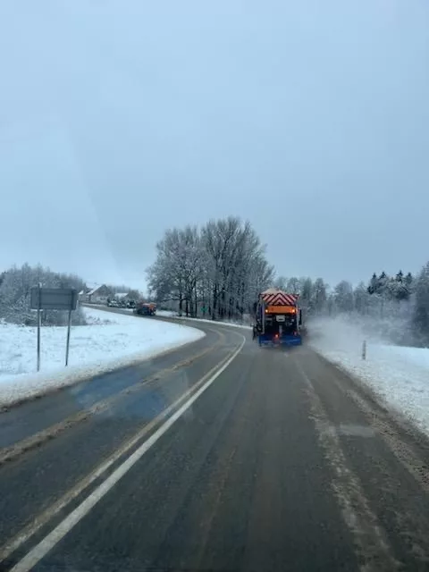 Zachodniopomorskie. Zima - Uwaga na warunki drogowe