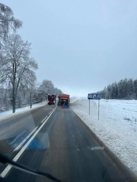 Zachodniopomorskie. Zima - Uwaga na warunki drogowe